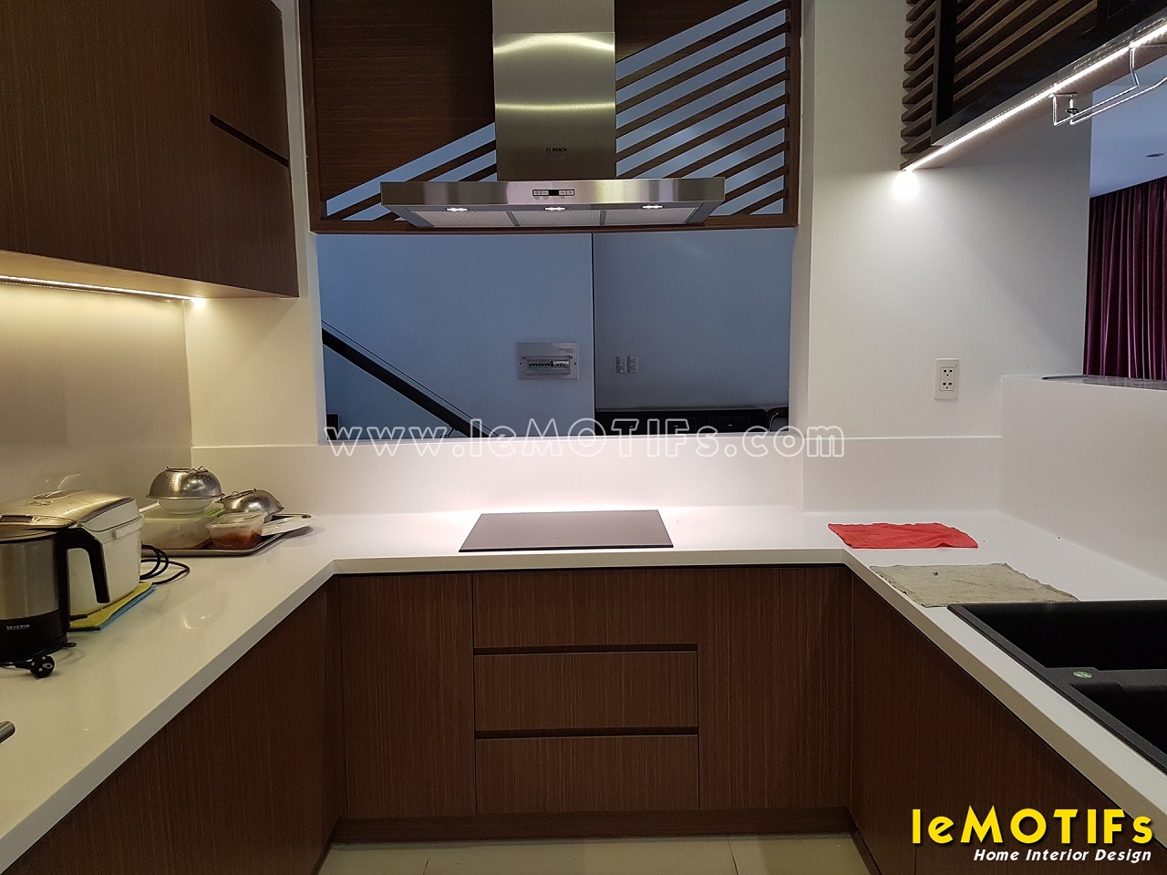 Thi công tủ bếp nhà anh Vũ tập đoàn Hoa Sen