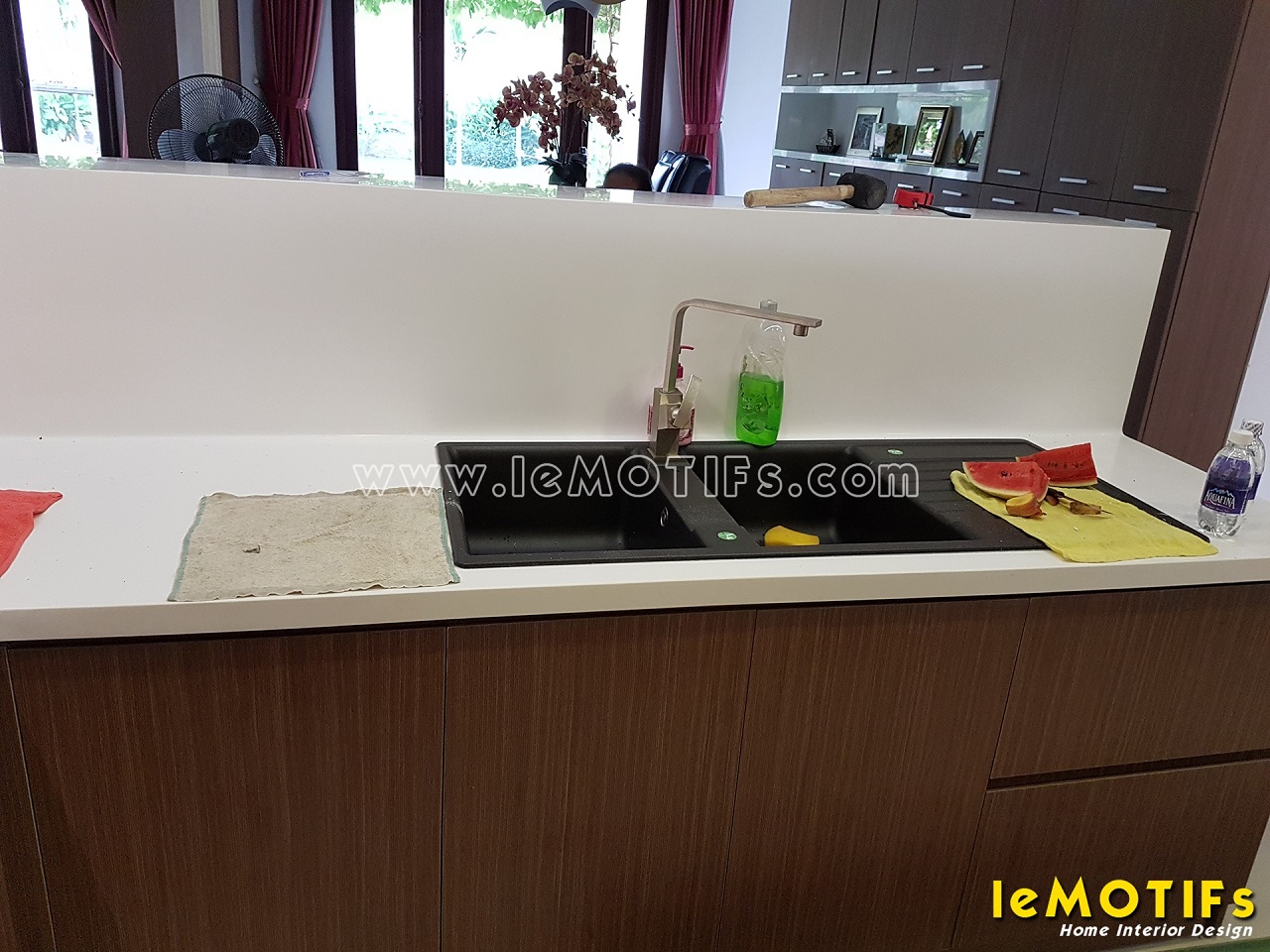 Thi công tủ bếp nhà anh Vũ tập đoàn Hoa Sen